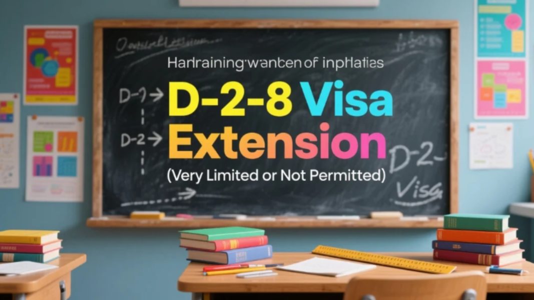 Gia hạn Visa D2-8 (Rất hạn chế hoặc không được phép)