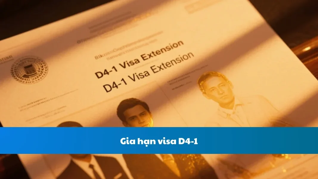 Gia Hạn Visa D4-1 Chính Xác 2025: Checklist Hồ Sơ Cập Nhật và Quy Trình Thành Công 100%