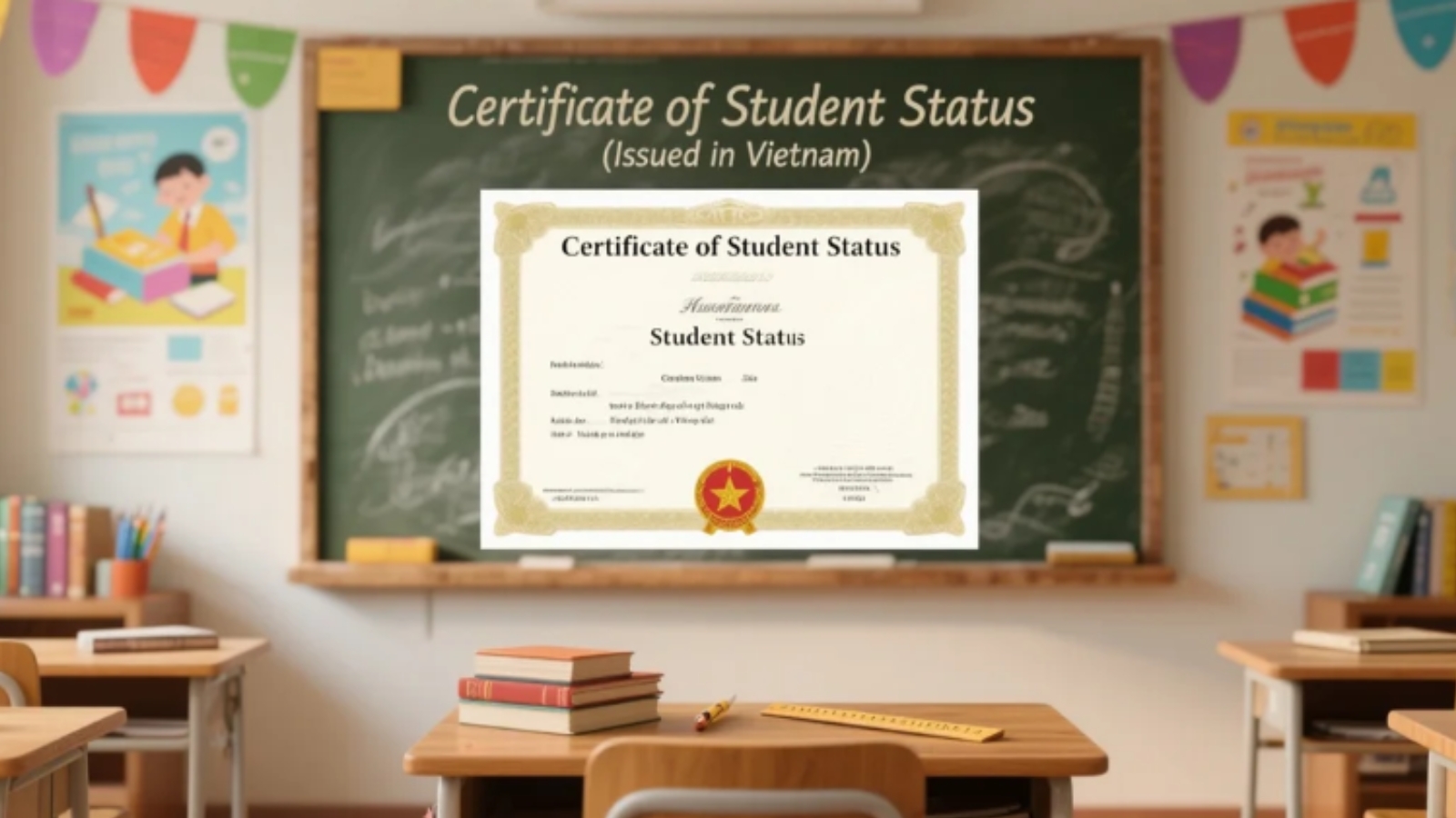 Giấy xác nhận sinh viên đang theo học (Tại Việt Nam)