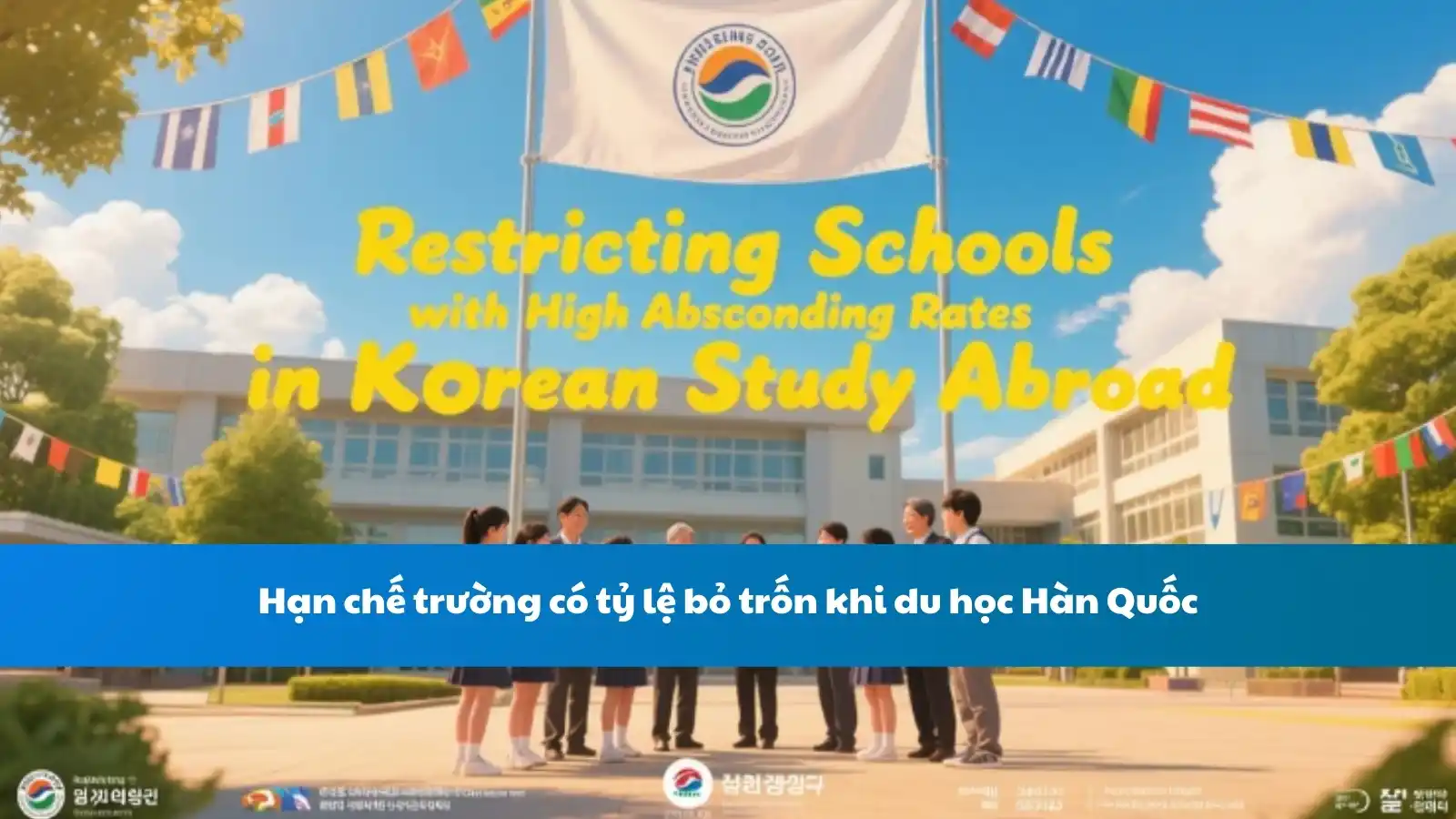 Hạn chế trường có tỷ lệ bỏ trốn khi du học Hàn Quốc