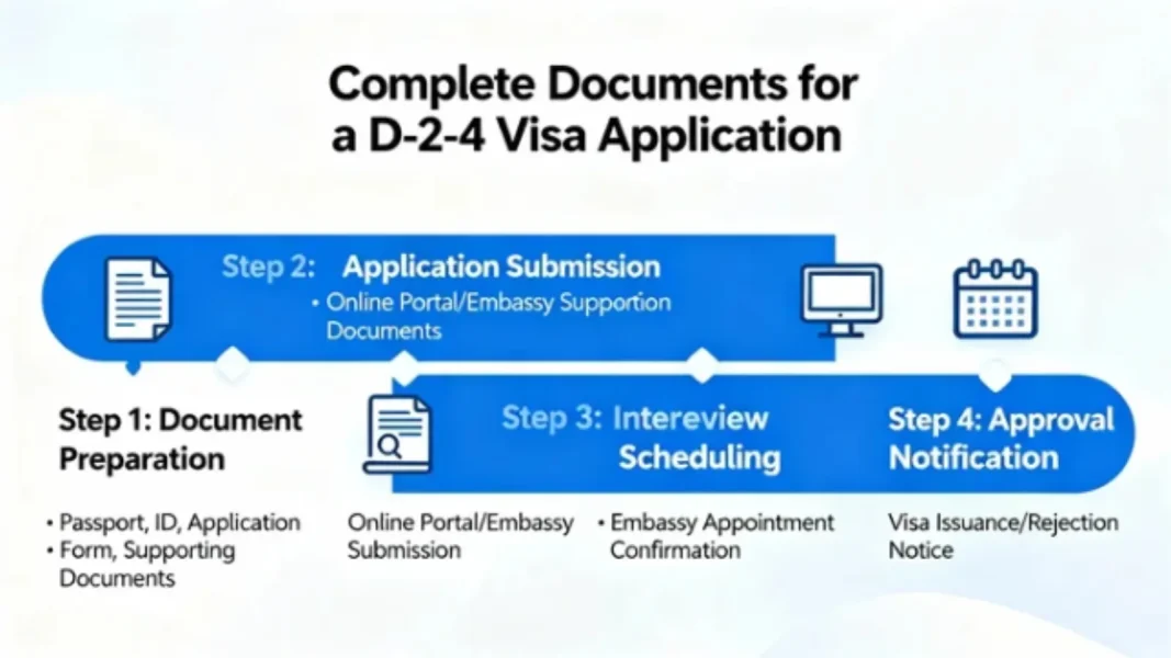 Hồ sơ xin Visa D2-4 đầy đủ