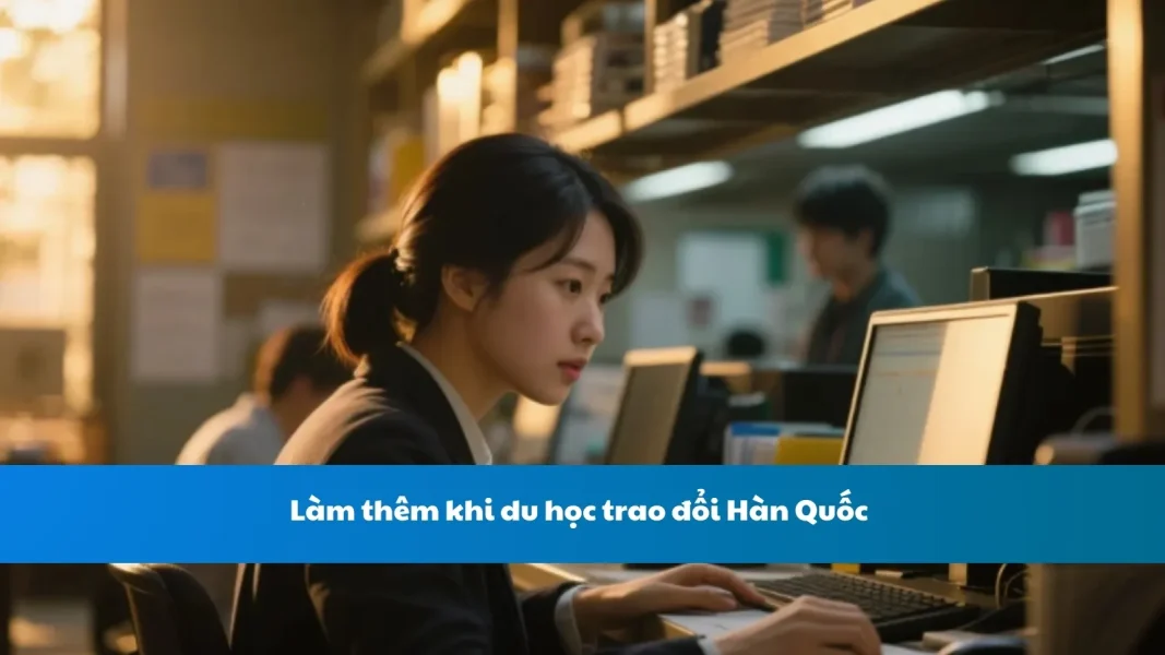 Làm thêm khi du học trao đổi Hàn Quốc
