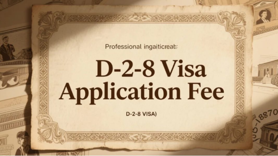 Lệ phí xin Visa D2-8