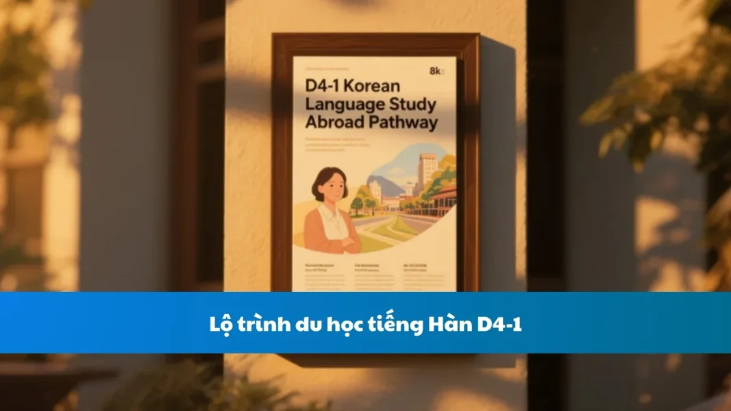 Lộ trình du học tiếng Hàn D4-1