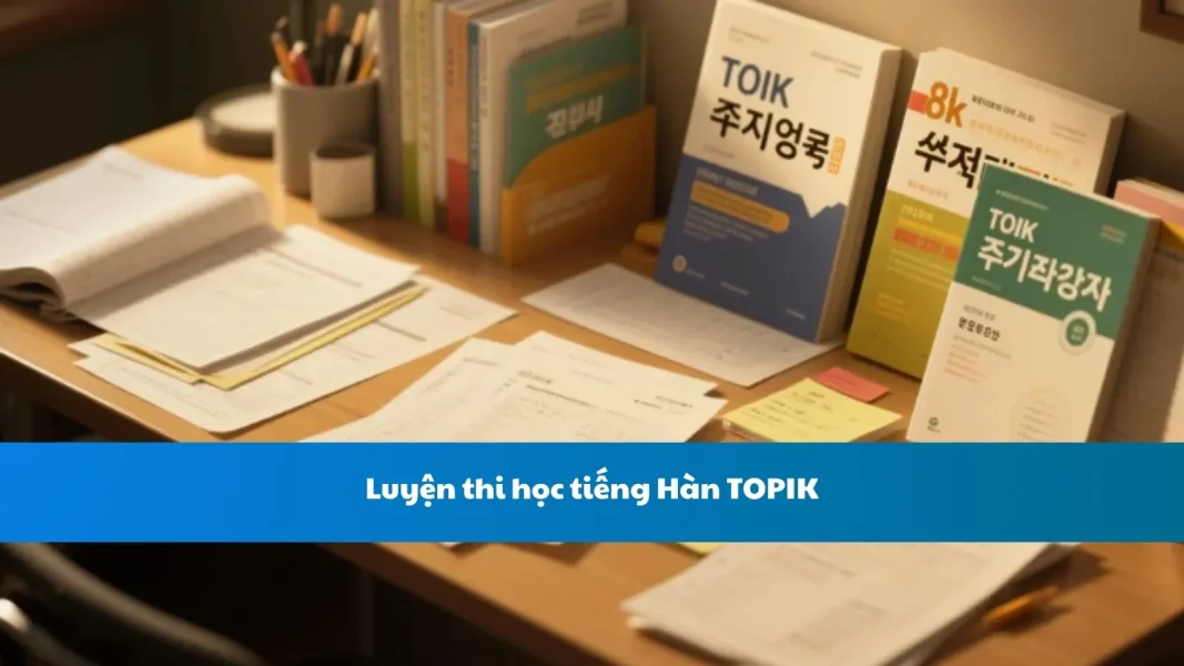 Luyện thi học tiếng Hàn TOPIK - Mẹo đạt chứng chỉ để đáp ứng yêu cầu visa D2
