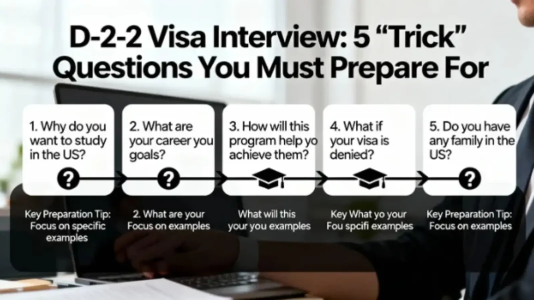 Phỏng Vấn Visa D2-2: 5 Câu Hỏi "Bẫy" Cần Chuẩn Bị