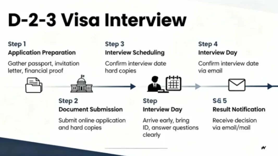 Phỏng vấn Visa D2-3