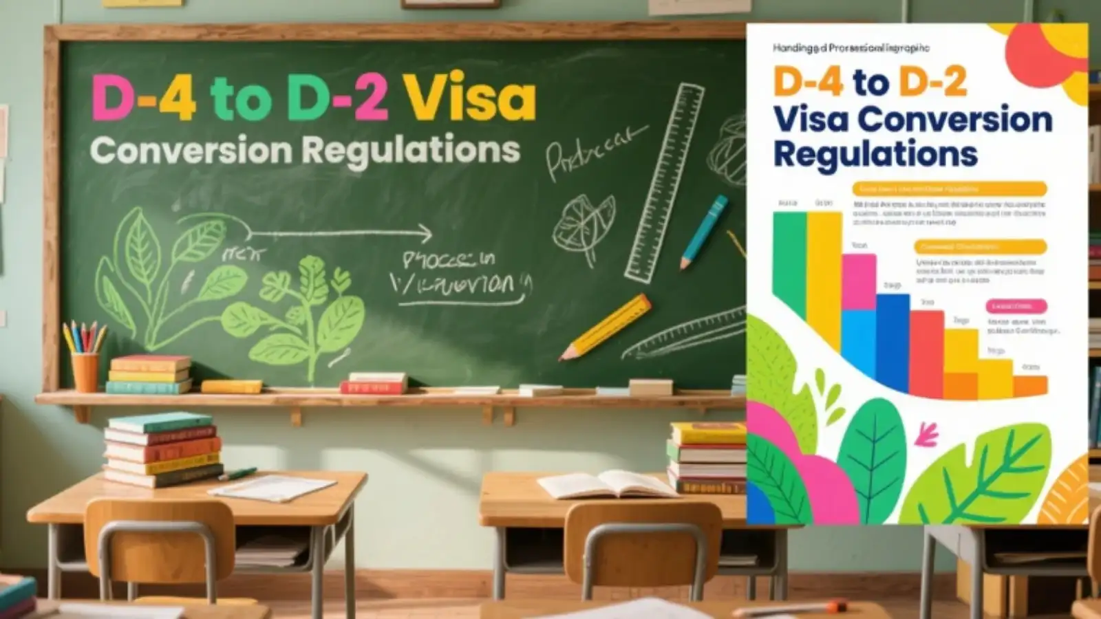 Quy định chuyển đổi Visa D4 lên D2