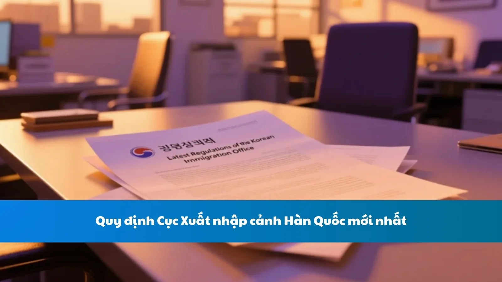 Quy định Cục Xuất nhập cảnh Hàn Quốc mới nhất
