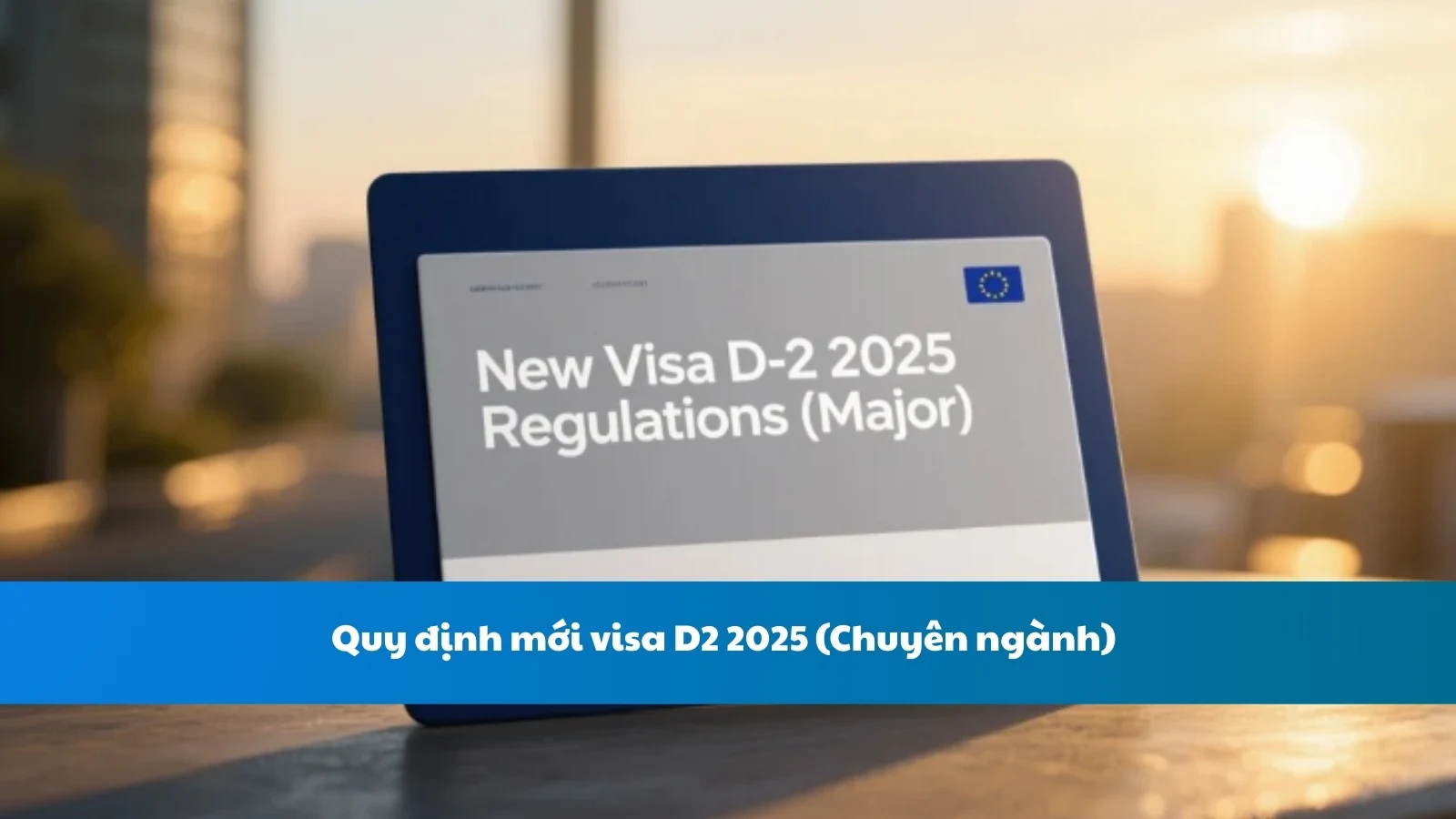 Quy định mới visa D-2 2025 (Chuyên ngành)