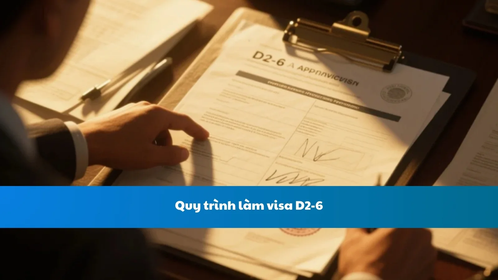 Quy trình làm visa D2-6