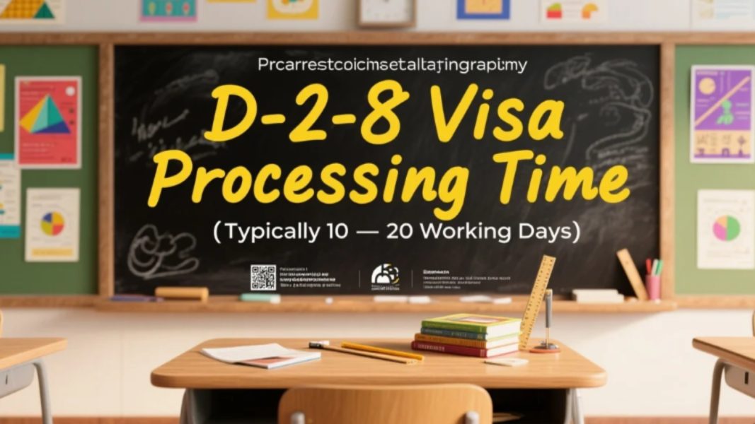 Thời gian xét duyệt Visa D2-8 (Thường 10-20 ngày làm việc)