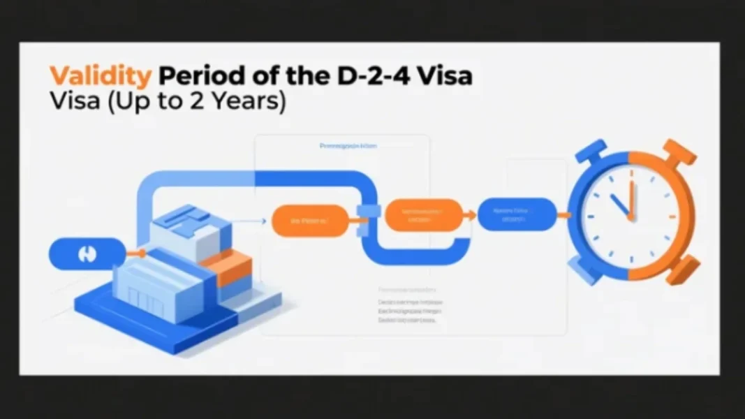 Thời hạn Visa D2-4 (tối đa 2 năm)