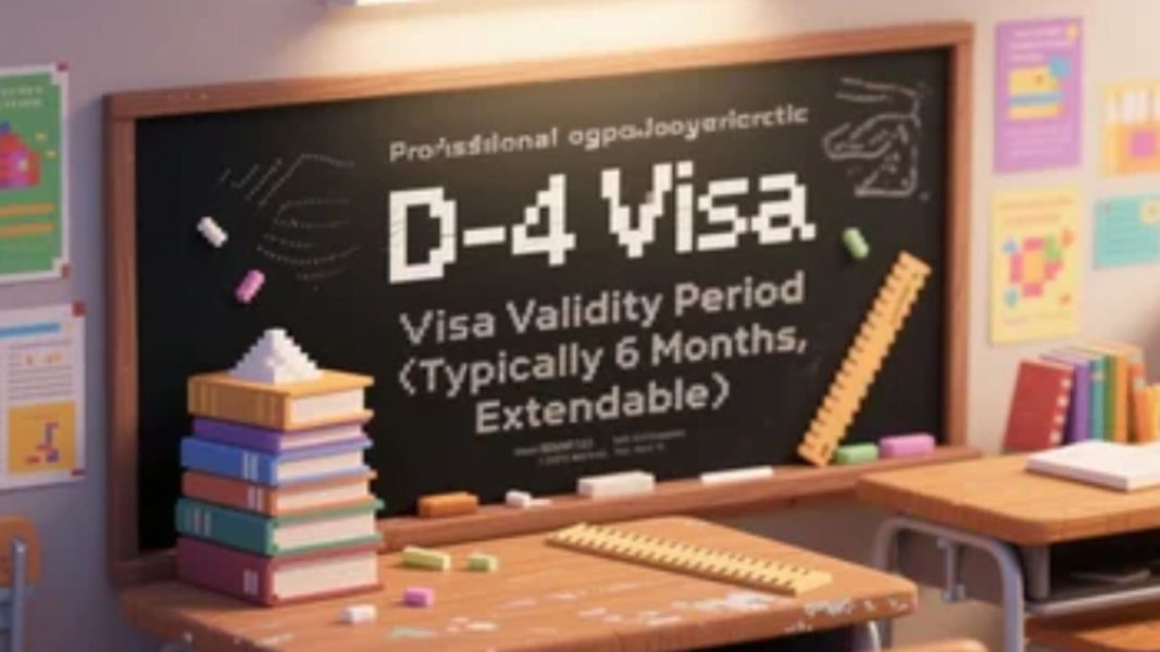 Thời hạn Visa D4 (Thường $6$ tháng, có thể gia hạn)