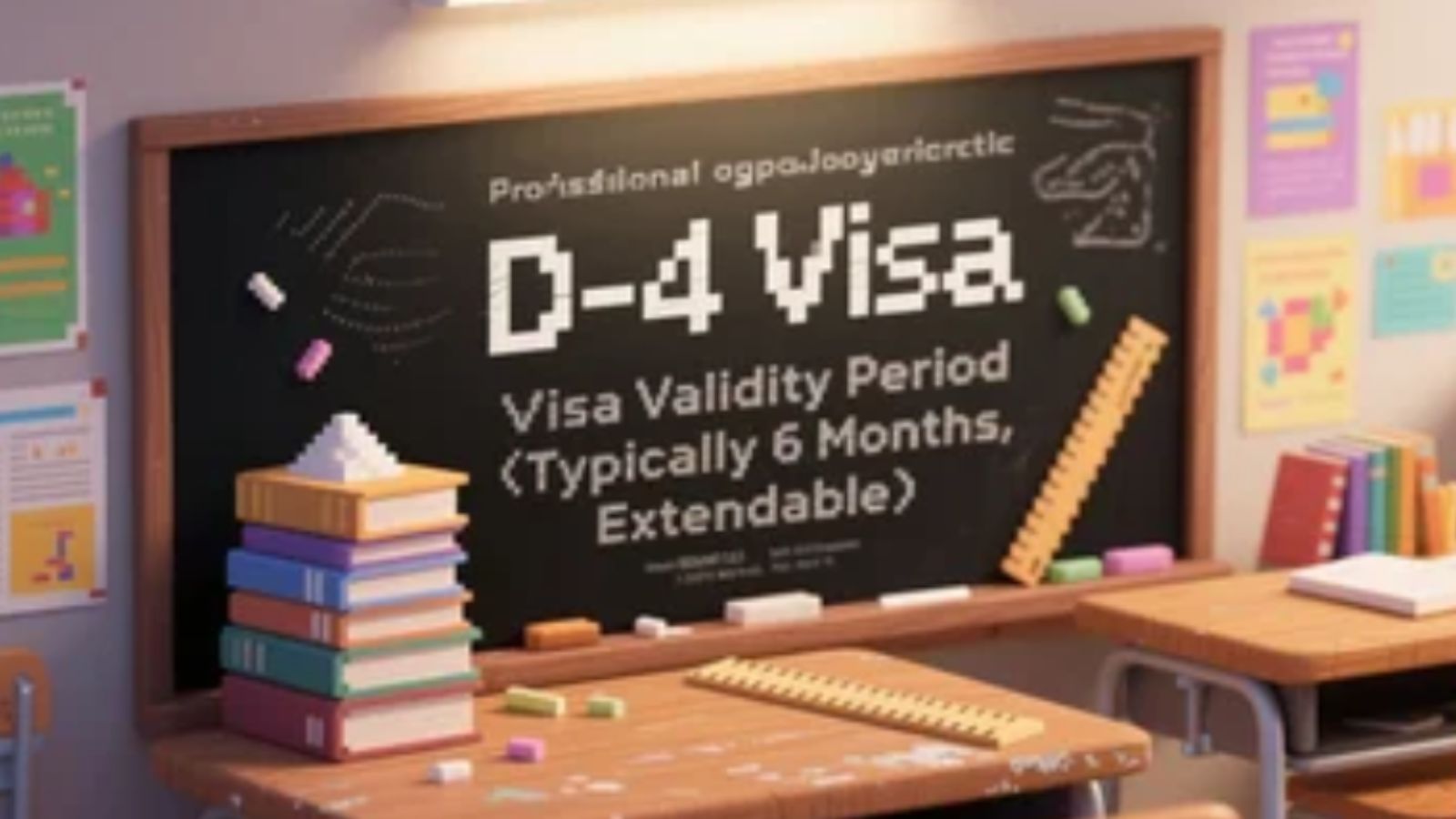 Thời hạn Visa D4 (Thường $6$ tháng, có thể gia hạn)
