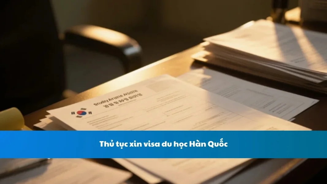 Thủ tục xin visa du học Hàn Quốc