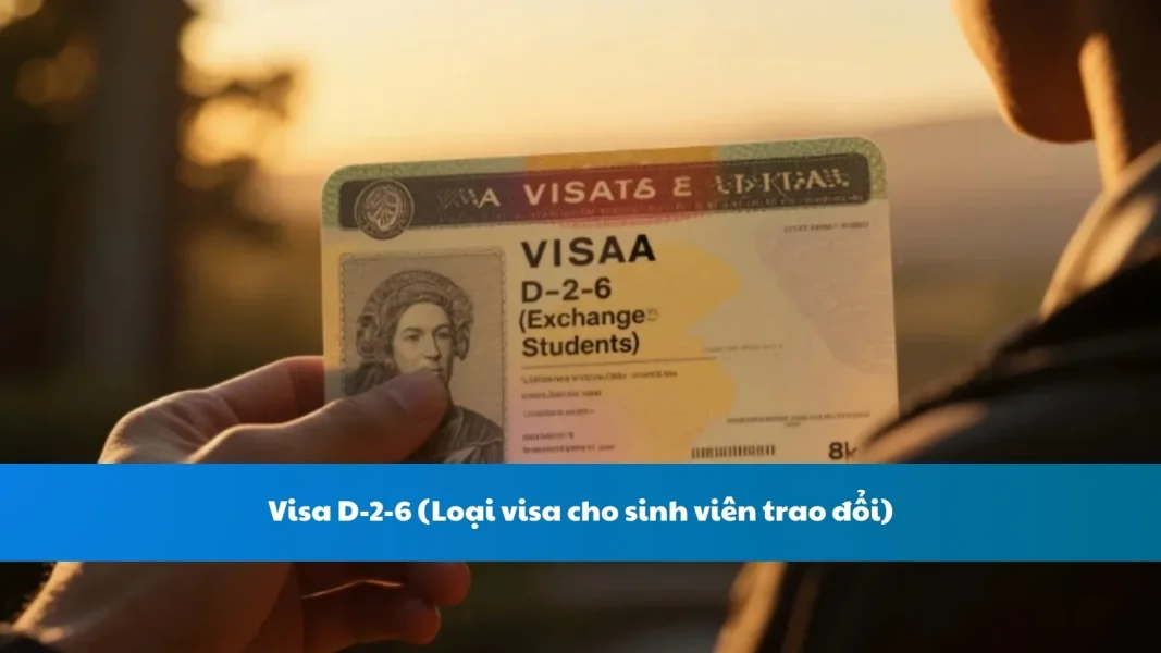 Visa D-2-6 (Loại visa cho sinh viên trao đổi)
