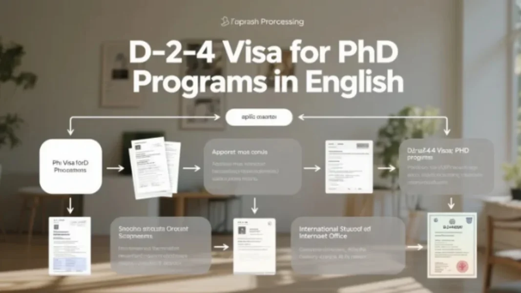 Visa D2-4 cho chương trình Tiến sĩ bằng tiếng Anh