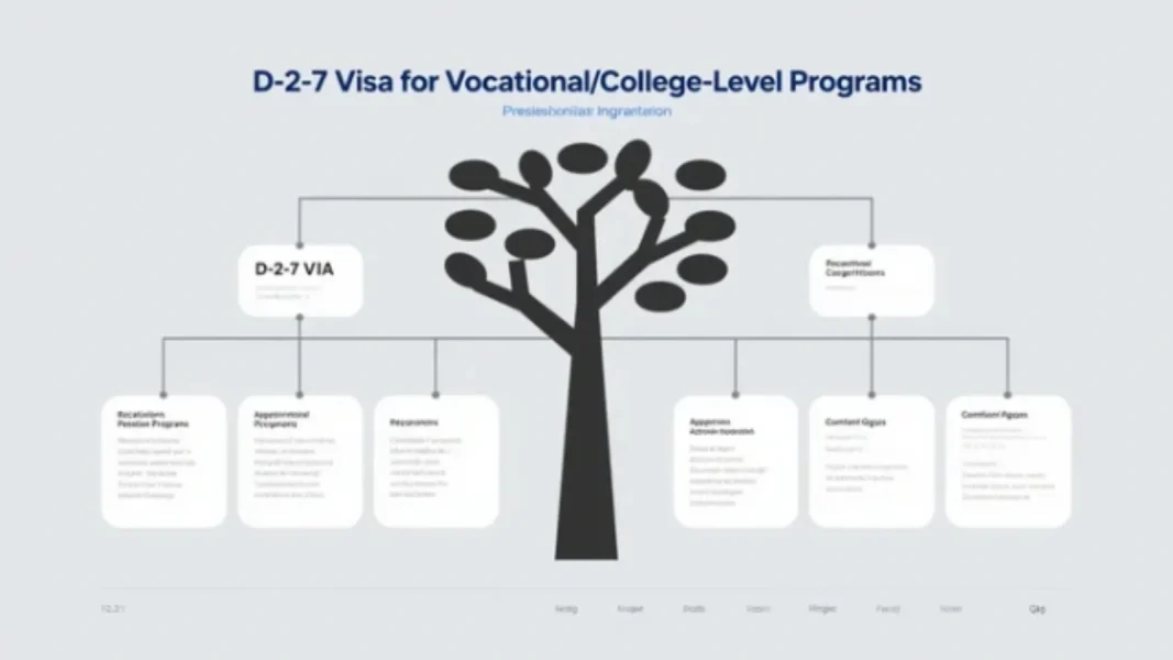 Visa D2-7 cho trường hợp học nghề/cao đẳng