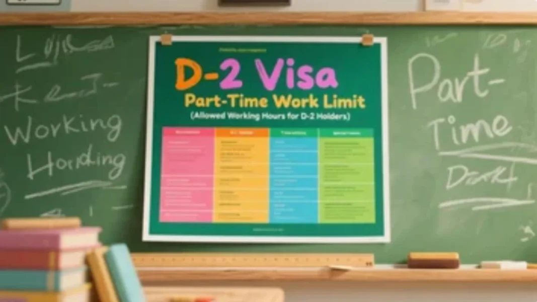 Visa D2 được làm thêm bao nhiêu giờ (Giới hạn giờ làm thêm của D2)