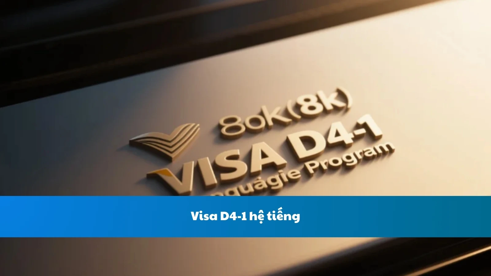 Visa D4-1 hệ tiếng