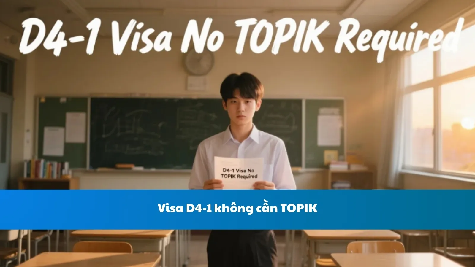 Visa D4-1 không cần TOPIK [Siêu Tốc & Uy Tín]