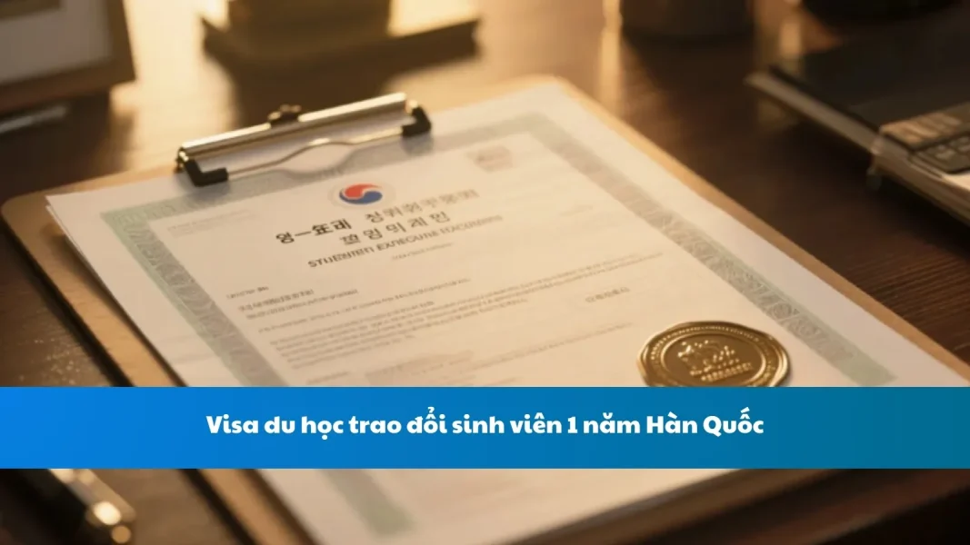 Visa du học trao đổi sinh viên 1 năm Hàn Quốc