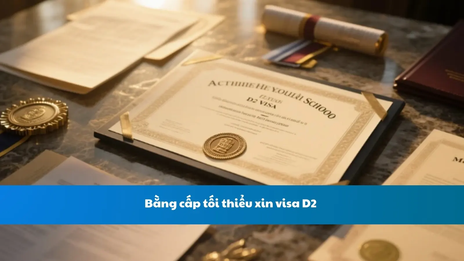 Bằng cấp tối thiểu xin visa D2