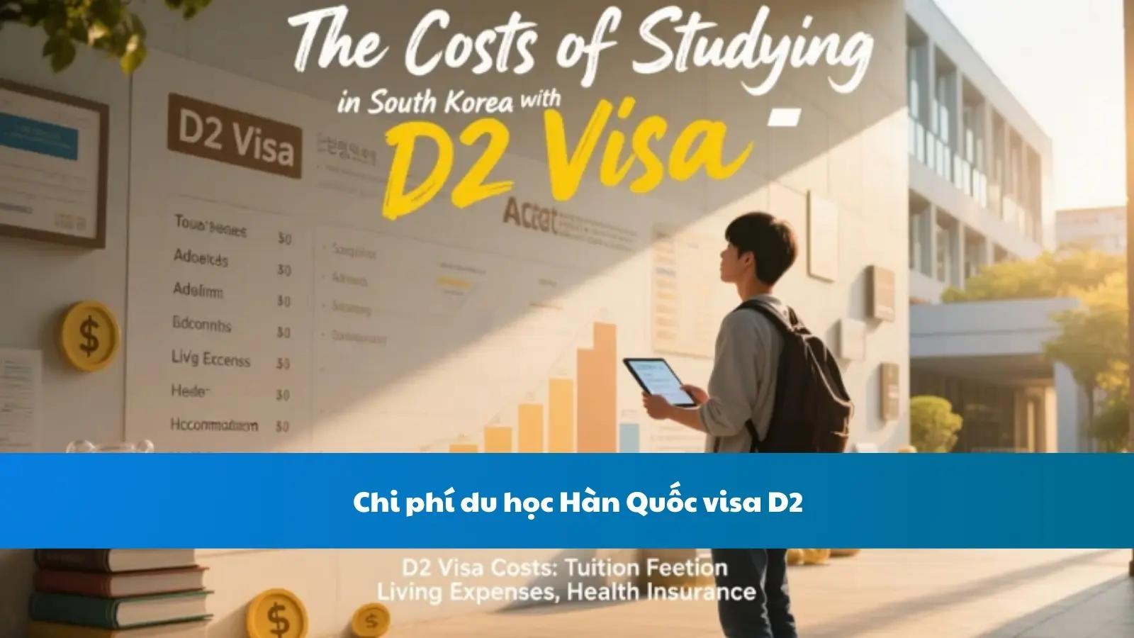 Chi phí du học Hàn Quốc visa D2