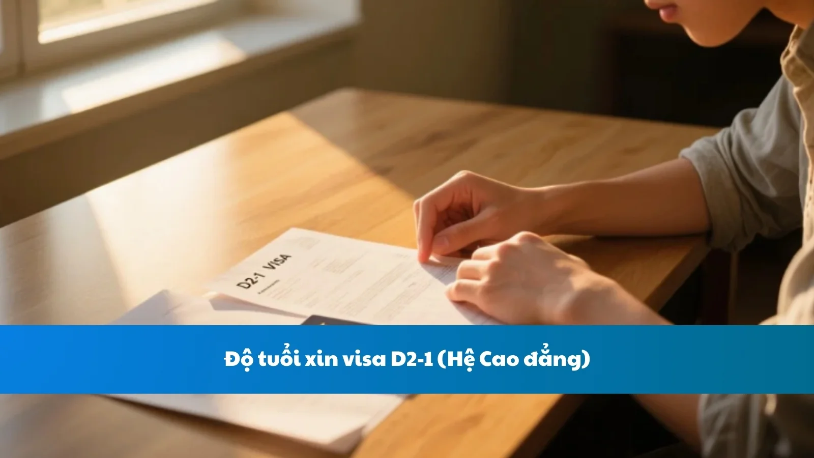 Độ tuổi xin visa D2-1 (Hệ Cao đẳng)