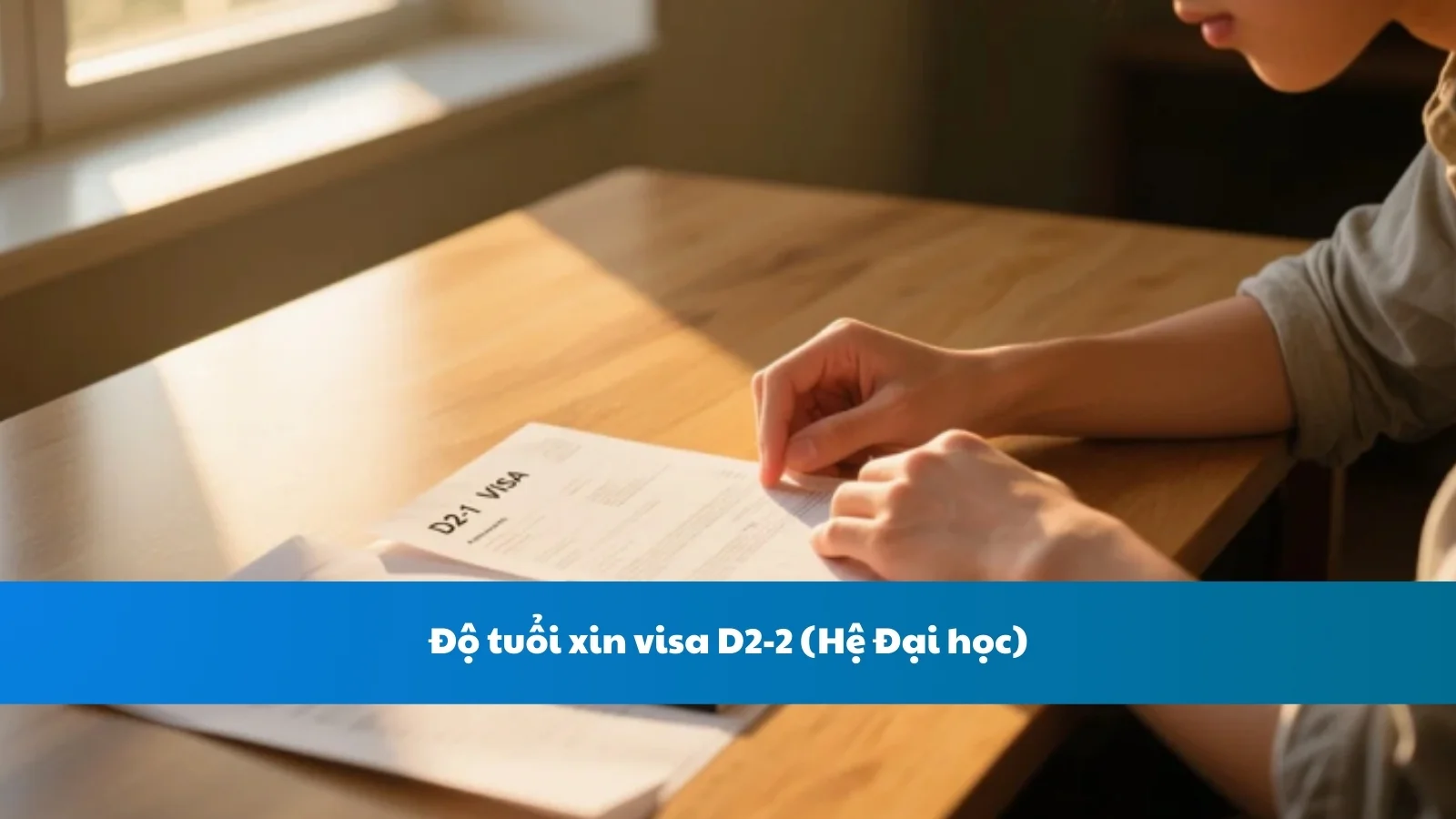 Độ tuổi xin visa D2-2 (Hệ Đại học)