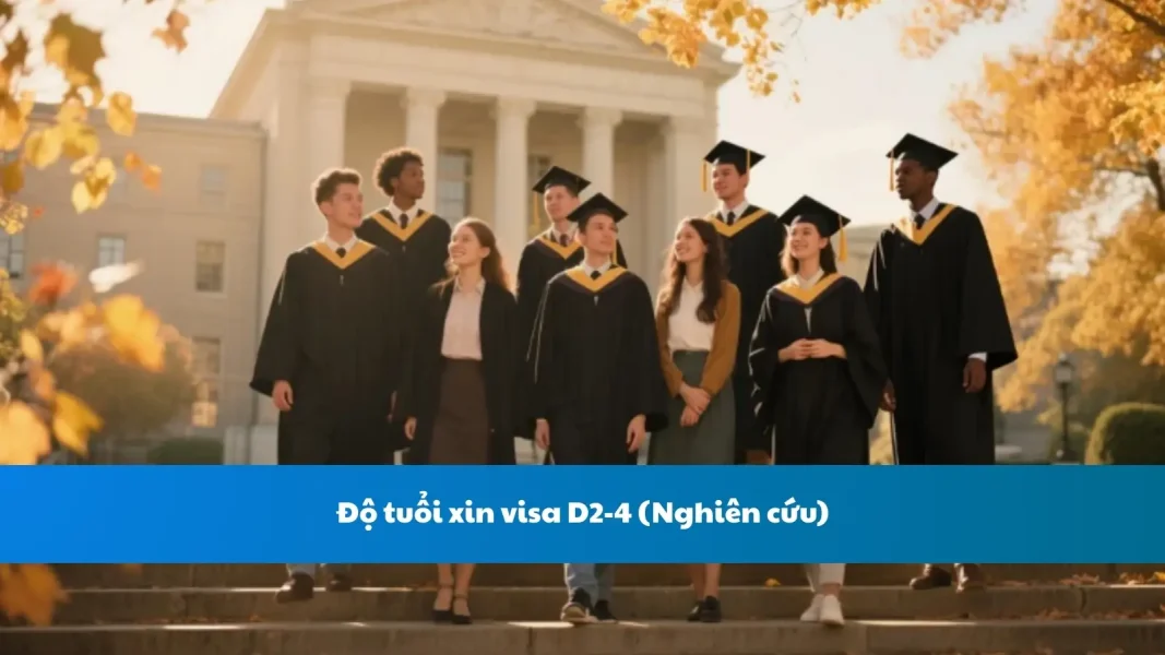 Độ tuổi xin visa D2-4 (Nghiên cứu)