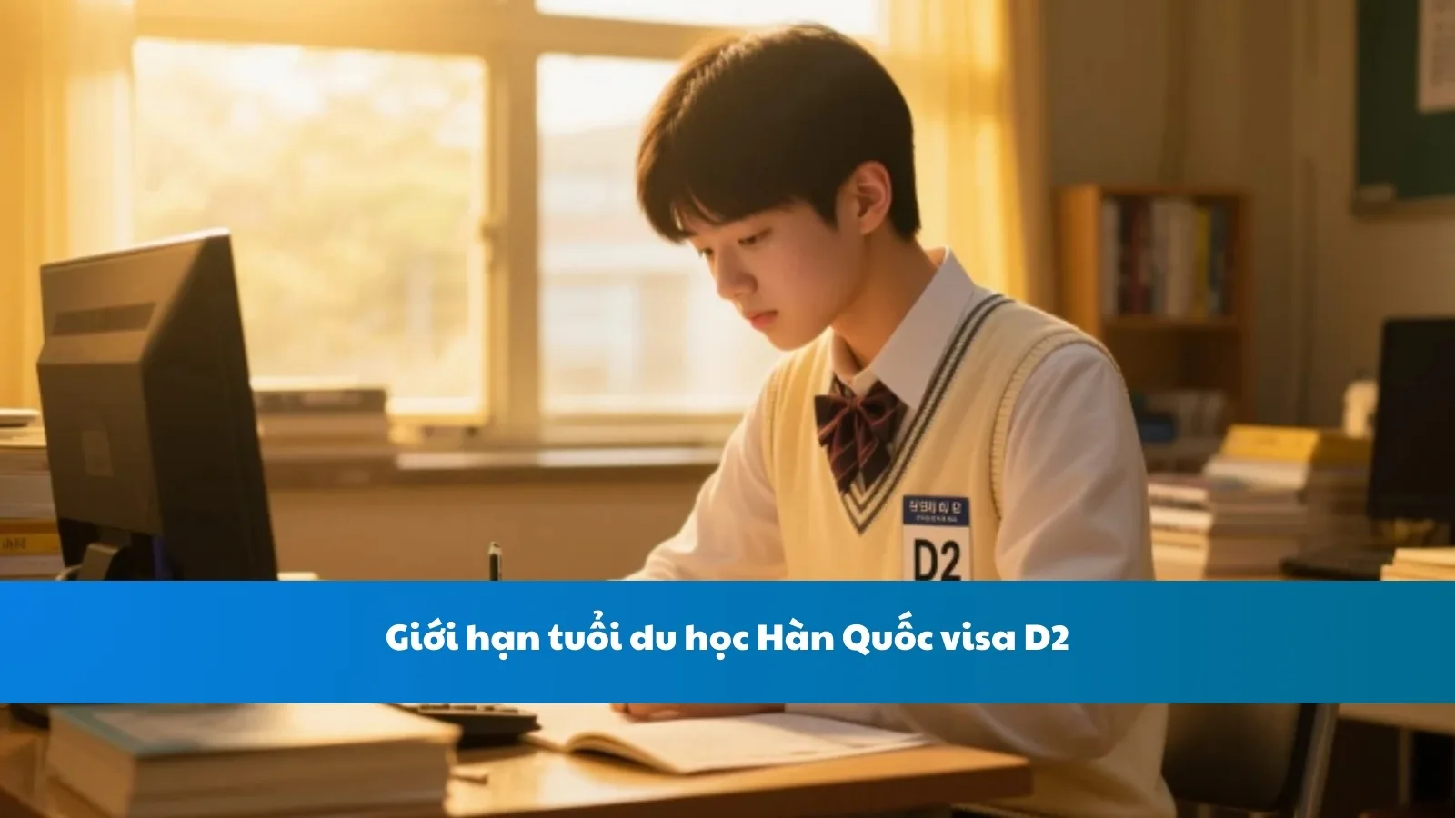 Giới hạn tuổi du học Hàn Quốc visa D2