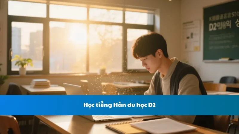 Học tiếng Hàn du học D2