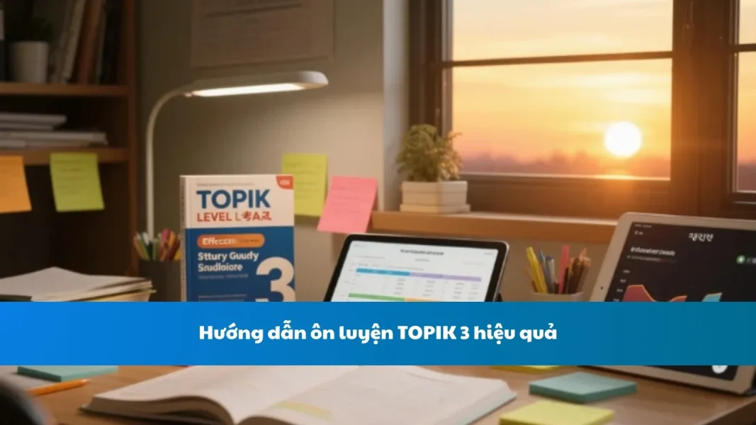 Hướng dẫn ôn luyện TOPIK 3 hiệu quả