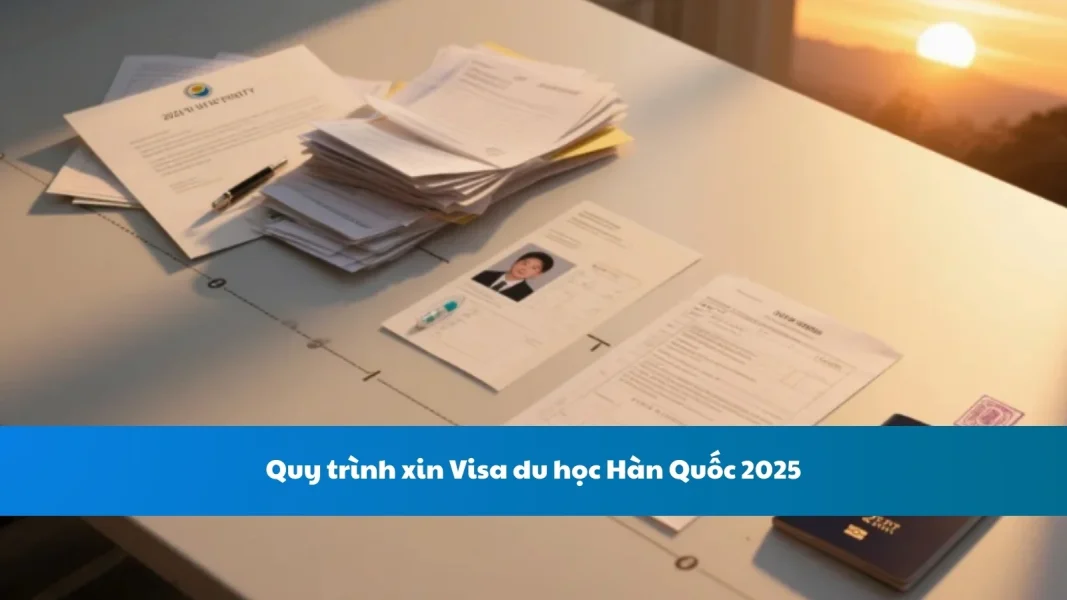 Quy trình xin Visa du học Hàn Quốc 2025