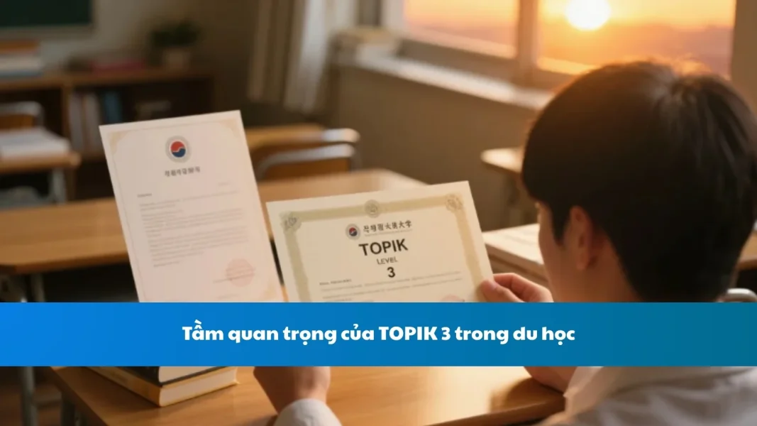 Tầm quan trọng của TOPIK 3 trong du học