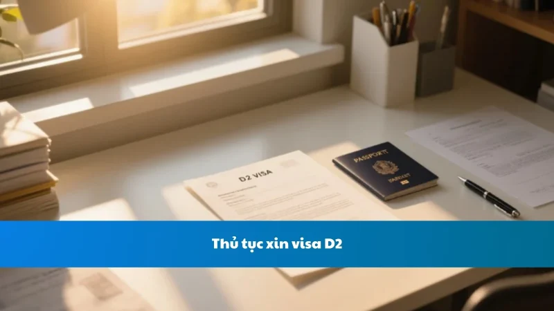 Thủ tục xin visa D2