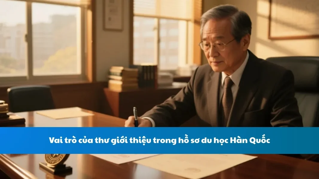 Vai trò của thư giới thiệu trong hồ sơ du học Hàn Quốc