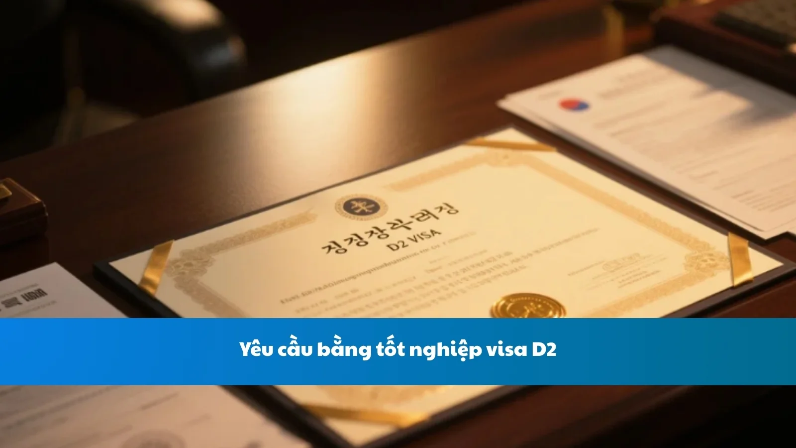 Yêu cầu bằng tốt nghiệp visa D2