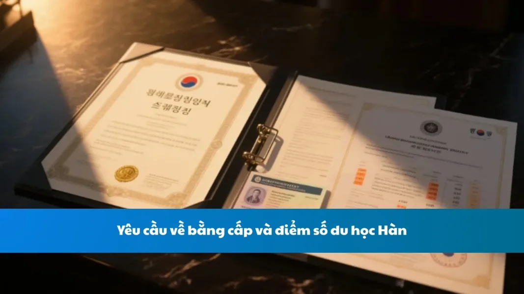 Yêu cầu về bằng cấp và điểm số du học Hàn