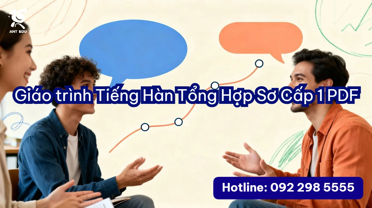 Giáo trình Tiếng Hàn Tổng Hợp Sơ Cấp 1 PDF