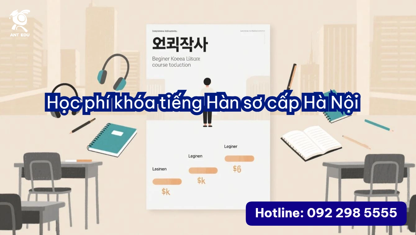 Học phí khóa tiếng Hàn sơ cấp Hà Nội