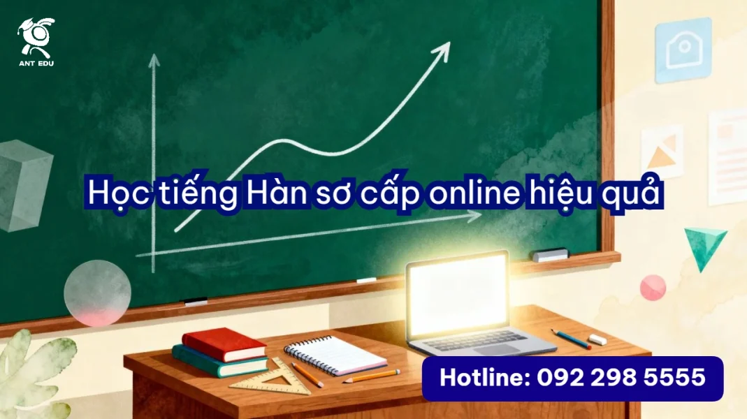 Học tiếng Hàn sơ cấp online hiệu quả