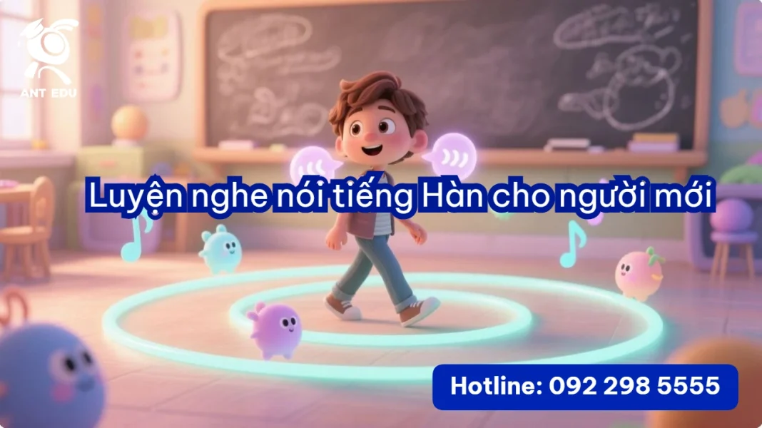 Luyện nghe nói tiếng Hàn cho người mới