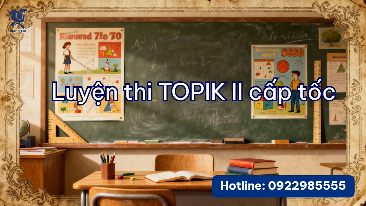 Luyện thi TOPIK II cấp tốc