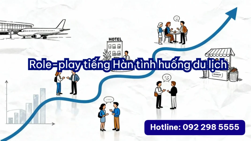 Role-play tiếng Hàn tình huống du lịch
