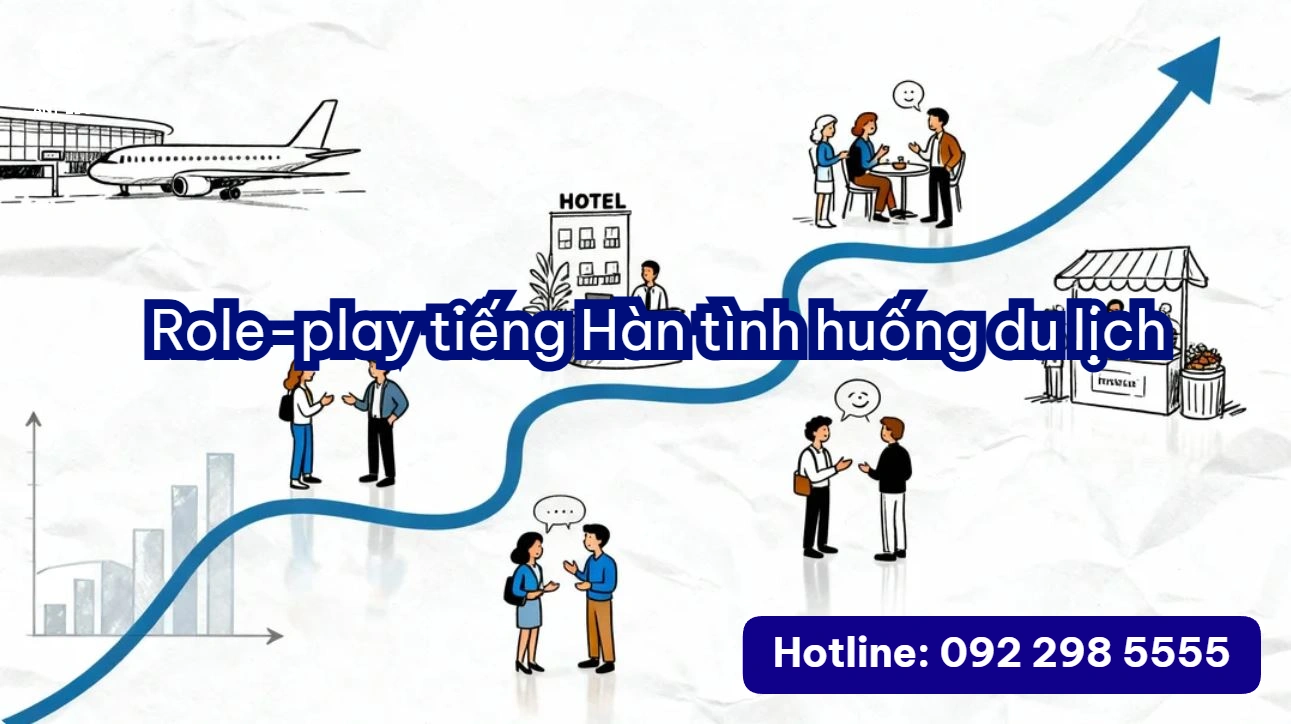 Role-play tiếng Hàn tình huống du lịch