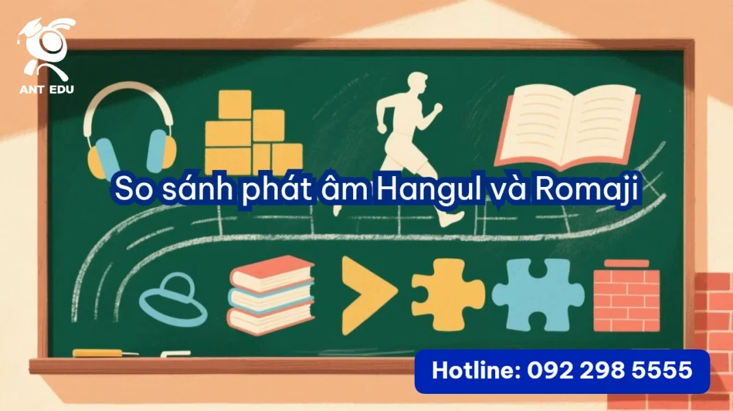 So sánh phát âm Hangul và Romaji