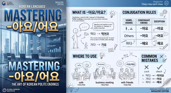 Tiếng Hàn và cách dùng -아요/어요